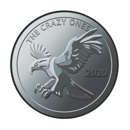 Coin as drawn by Telegram in Telemoji December 2022