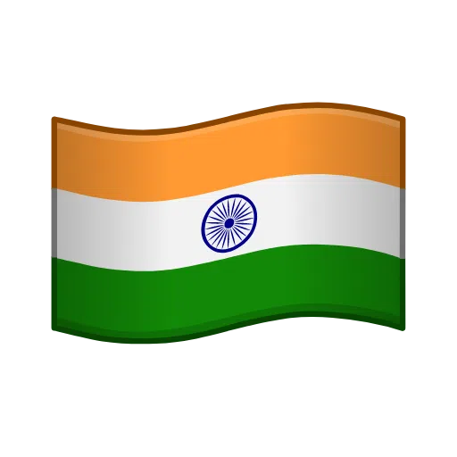 Flag: India as drawn by Telegram in Telemoji January 2023