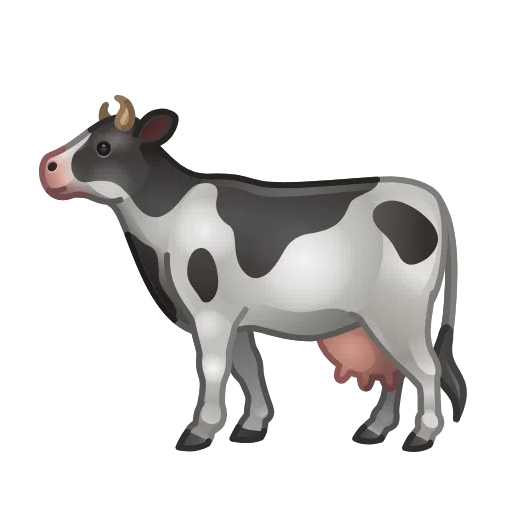 Kuh as drawn by Telegram in Telemoji March 2023