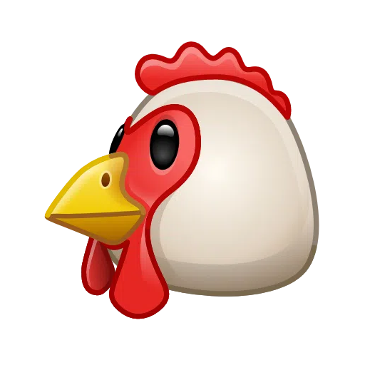 Chicken as drawn by Telegram in Telemoji March 2023