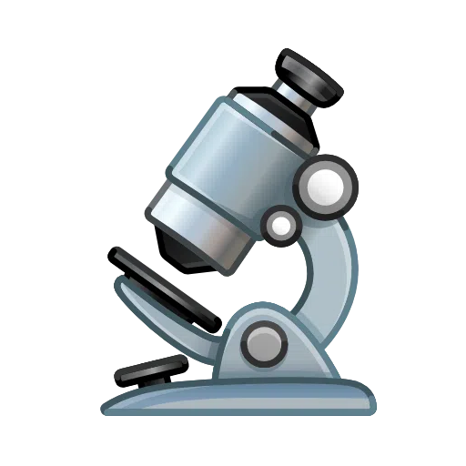Microscope as drawn by Telegram in Telemoji March 2023
