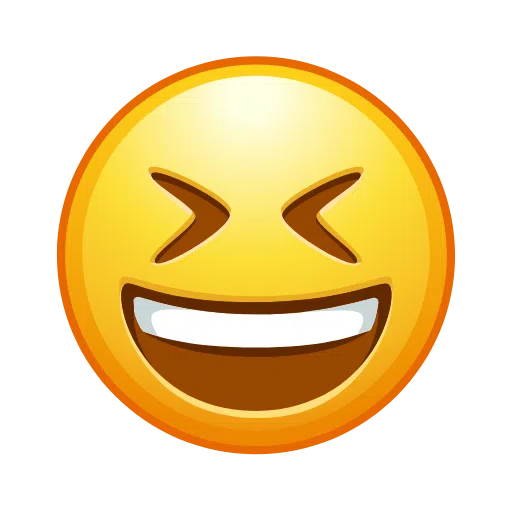 Grinning Squinting Face, the design in this release