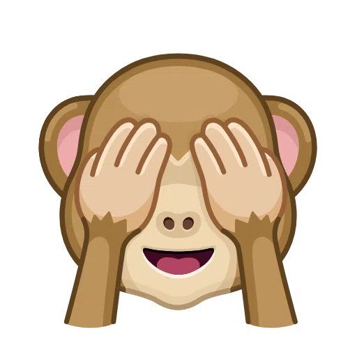 See-No-Evil Monkey as drawn by Telegram in Telemoji March 2023