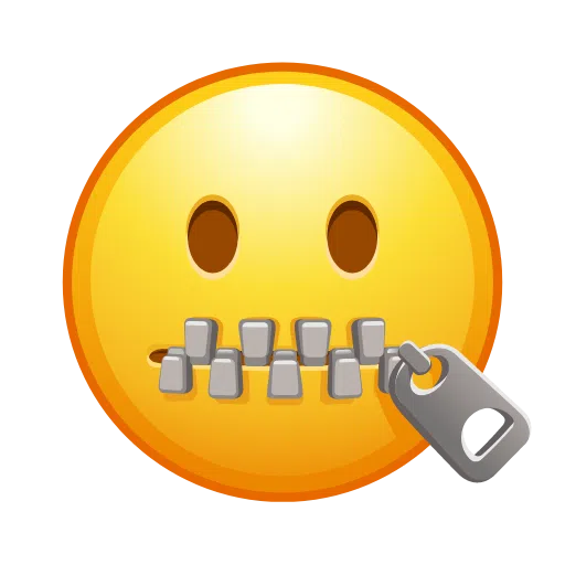 Zipper-Mouth Face, the design in this release