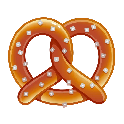 Pretzel as drawn by Telegram in Telemoji March 2023