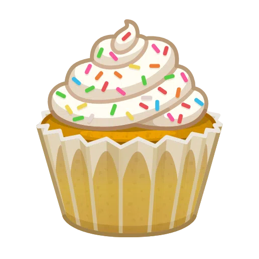 Cupcake as drawn by Telegram in Telemoji March 2023