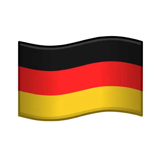 Bandiera: Germania as drawn by Telegram in Telemoji November 2022
