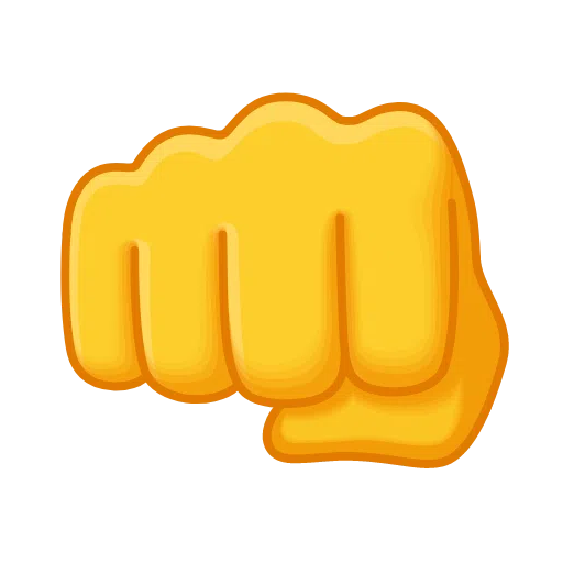 出拳 as drawn by Telegram in Telemoji November 2022