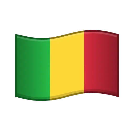 bandiera: Mali as rendered by Telegram