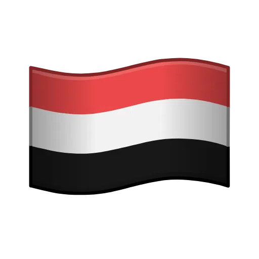 flag: Yemen as rendered by Telegram