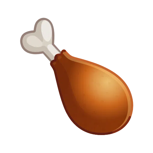 poultry leg as rendered by Telegram