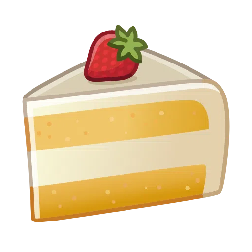 ショートケーキ as rendered by Telegram
