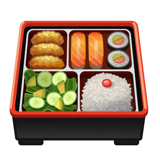 bento box as rendered by Telegram