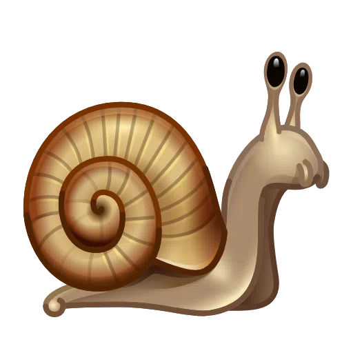 蜗牛 as rendered by Telegram