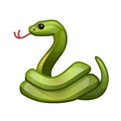 ثعبان as drawn by Telegram in Telemoji November 2023