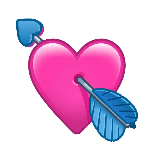 heart with arrow as rendered by Telegram