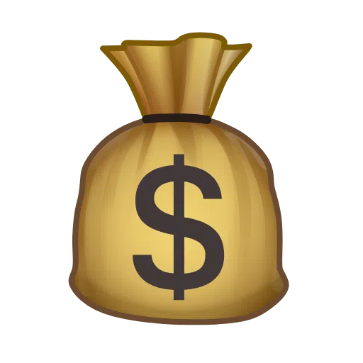 money bag as rendered by Telegram