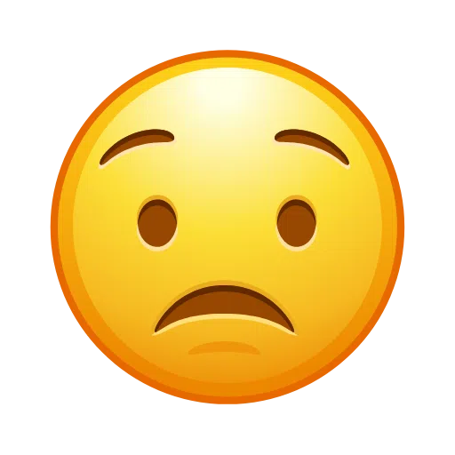Besorgtes Gesicht as drawn by Telegram in Telemoji November 2023