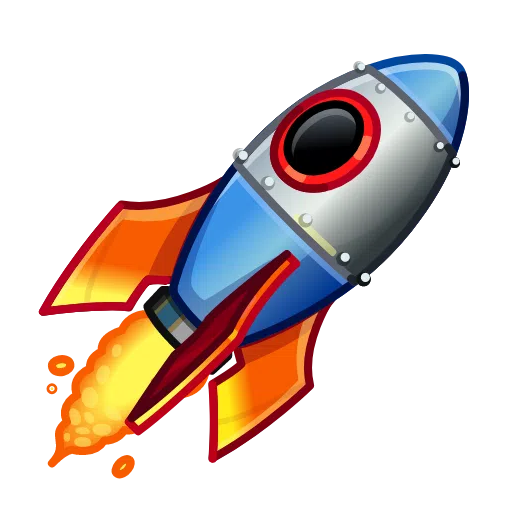 Rocket as drawn by Telegram in Telemoji November 2023