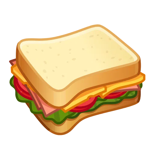 sandwich as rendered by Telegram