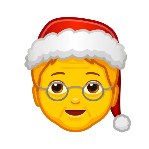 Mx Claus as rendered by Telegram