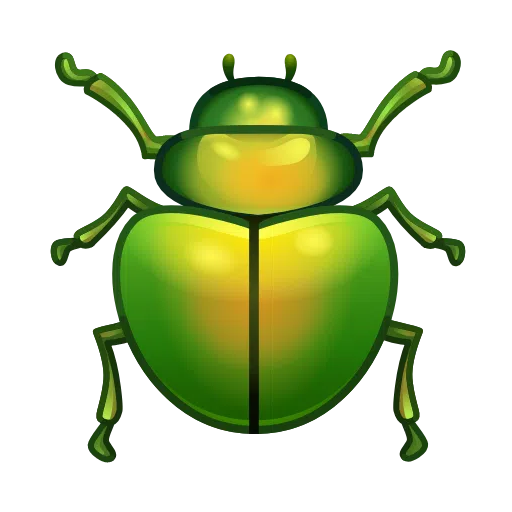 Beetle as drawn by Telegram in Telemoji November 2023