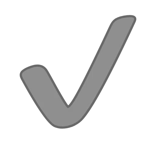 segno di spunta as rendered by Telegram