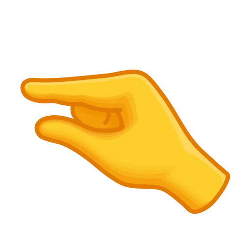 Pinching Hand as drawn by Telegram in Telemoji October 2022