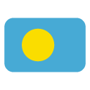 Flag: Palau as drawn by Toss Face in 1.3