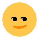 Smirking Face, the previous design