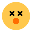 Face with Crossed-Out Eyes, the previous design