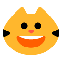 Grinning Cat, the previous design