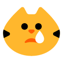 وجه قطة يبكي as drawn by Toss Face in 1.3