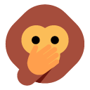 Speak-No-Evil Monkey as drawn by Toss Face in 1.3