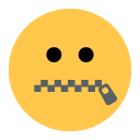 Zipper-Mouth Face, the previous design