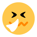 Sneezing Face, the previous design