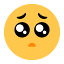 Pleading Face as drawn by Toss Face in 1.3