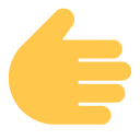 Rightwards Hand as drawn by Toss Face in 1.3