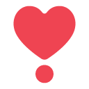Heart Exclamation as drawn by Toss Face in 1.3