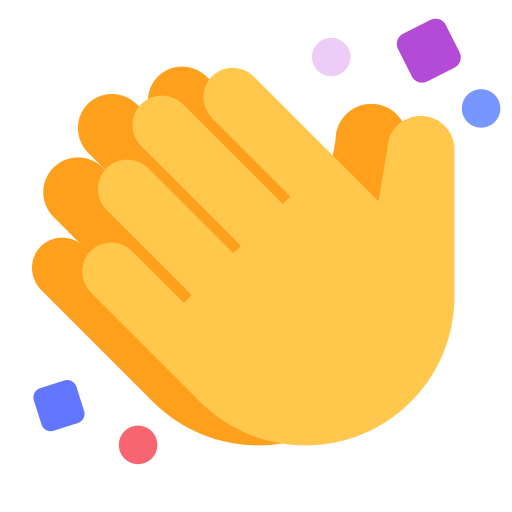 Clapping Hands as drawn by Toss Face in 1.5