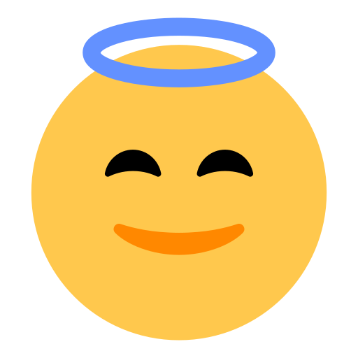 天使の輪がついた笑顔 as drawn by Toss Face in 1.5
