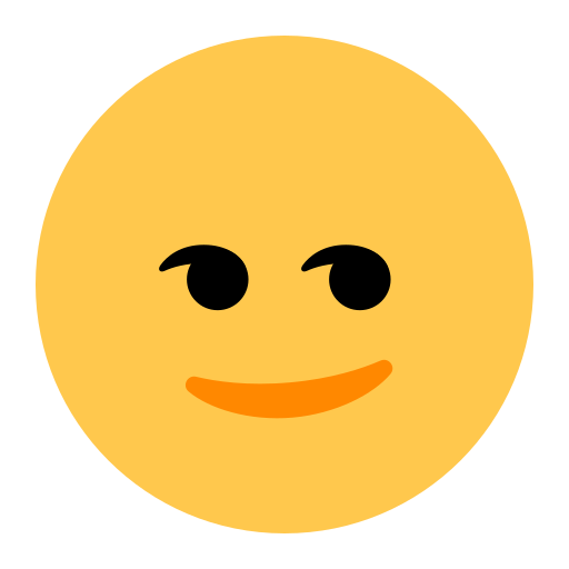 Smirking Face, the design in this release
