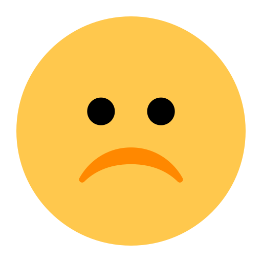 Worried Face as drawn by Toss Face in 1.5