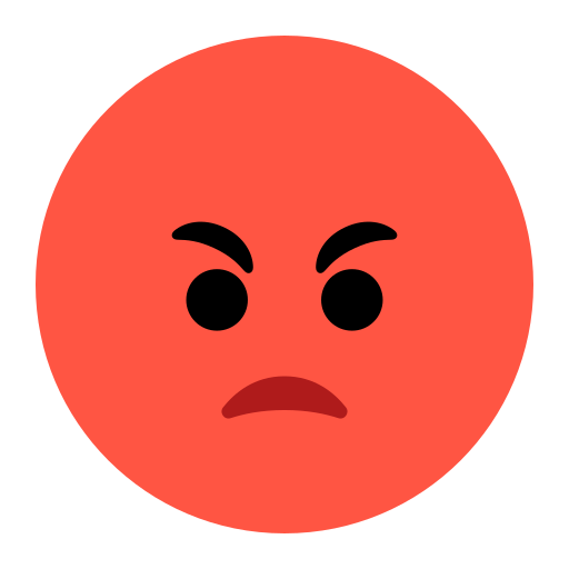 Enraged Face as drawn by Toss Face in 1.5