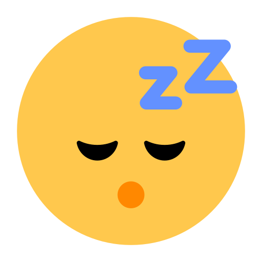 Sleeping Face as drawn by Toss Face in 1.5