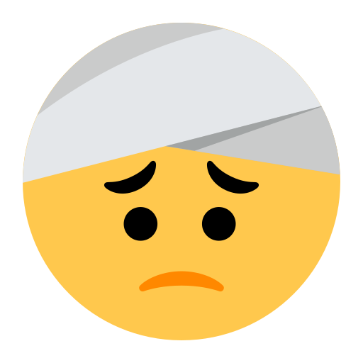Face with Head-Bandage, the design in this release