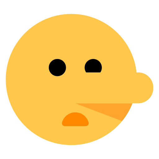 Lügendes Gesicht as drawn by Toss Face in 1.5