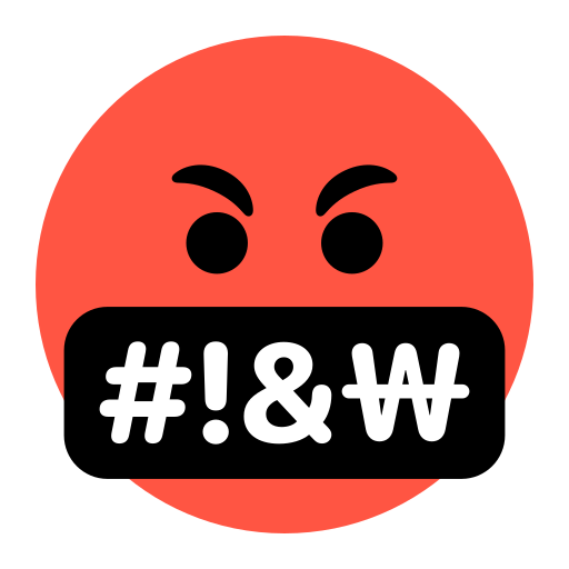 Face with Symbols on Mouth, the design in this release