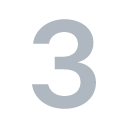 Digit Three as rendered by Toss Face