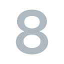 Digit Eight as rendered by Toss Face